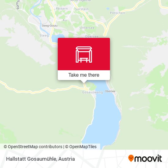 Hallstatt Gosaumühle map