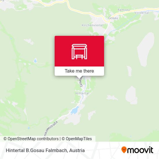 Hintertal B.Gosau Falmbach map