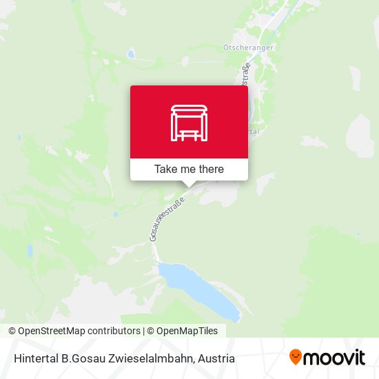 Hintertal B.Gosau Zwieselalmbahn map