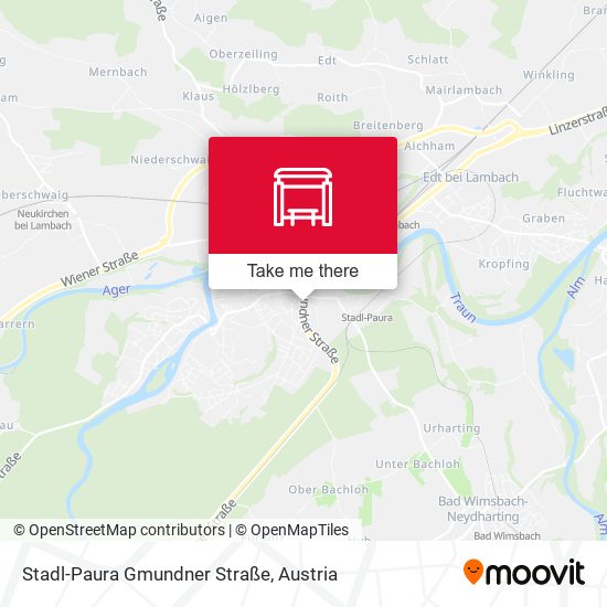 Stadl-Paura Gmundner Straße map