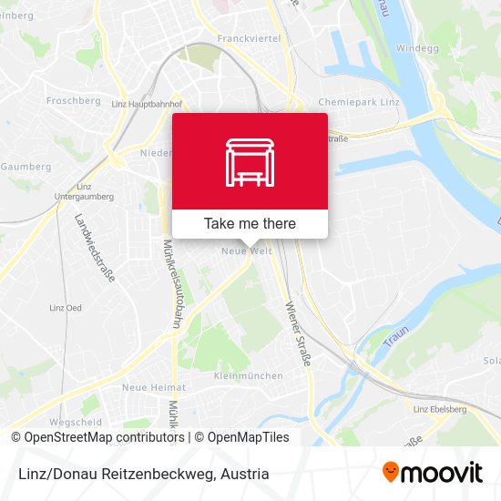 Linz/Donau Reitzenbeckweg map