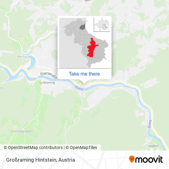 Großraming Hintstein map