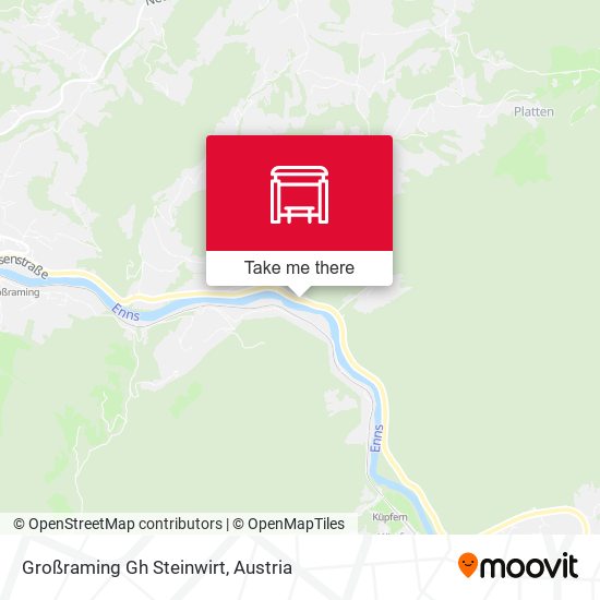 Großraming Gh Steinwirt map
