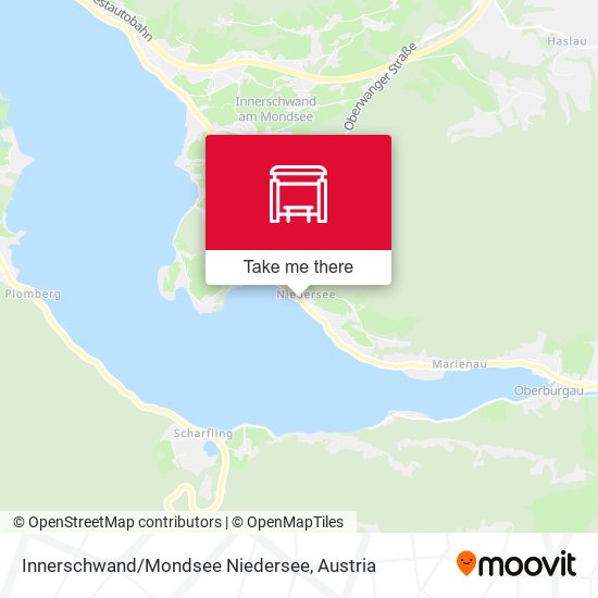 Innerschwand/Mondsee Niedersee map