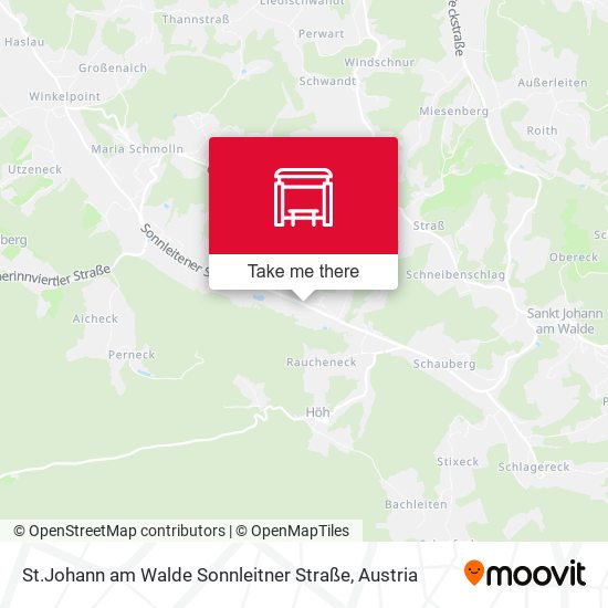 St.Johann am Walde Sonnleitner Straße map