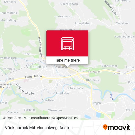 Vöcklabruck Mittelschulweg map