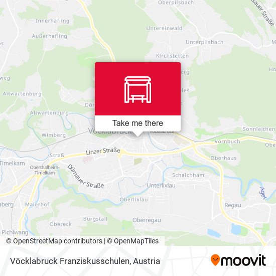 Vöcklabruck Franziskusschulen map