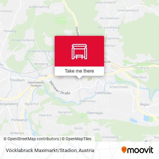 Vöcklabruck Maximarkt/Stadion map