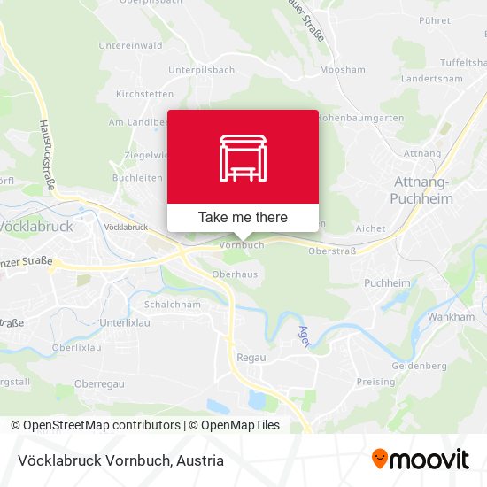 Vöcklabruck Vornbuch map