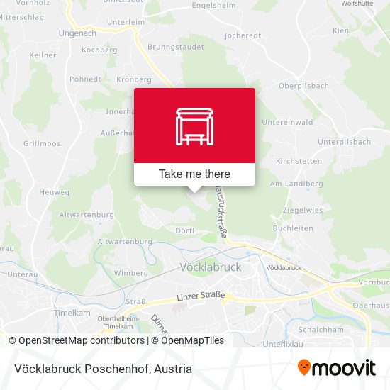 Vöcklabruck Poschenhof map