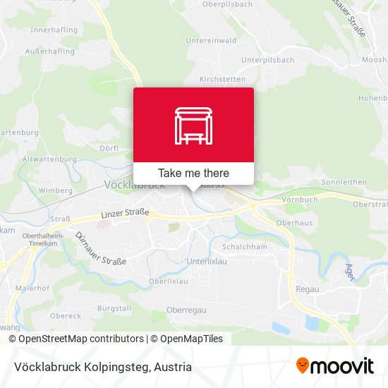 Vöcklabruck Kolpingsteg map