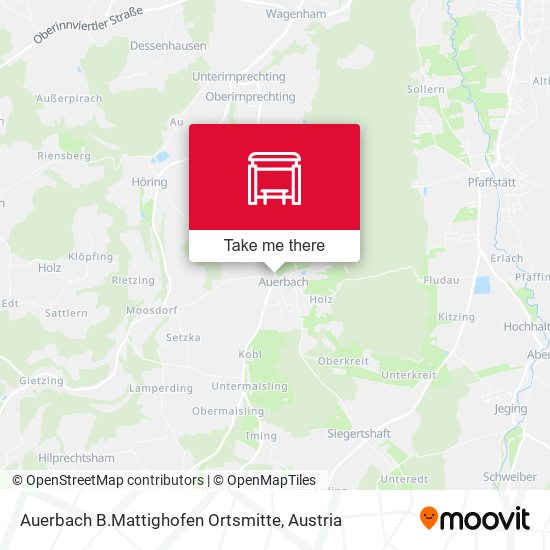 Auerbach B.Mattighofen Ortsmitte map