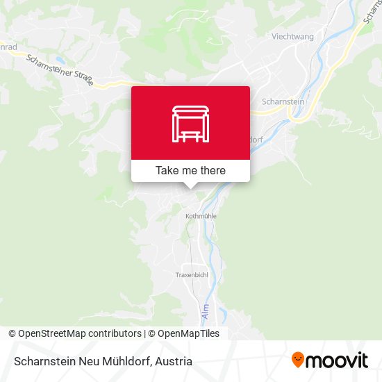Scharnstein Neu Mühldorf map