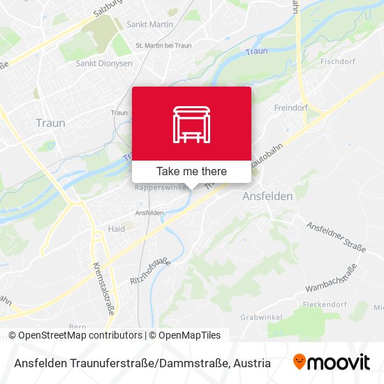 Ansfelden Traunuferstraße / Dammstraße map
