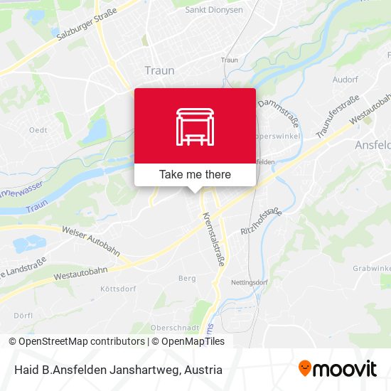 Haid B.Ansfelden Janshartweg map