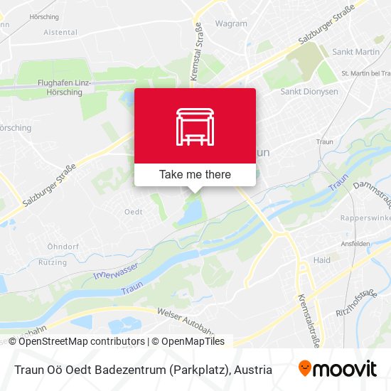 Traun Oö Oedt Badezentrum (Parkplatz) map