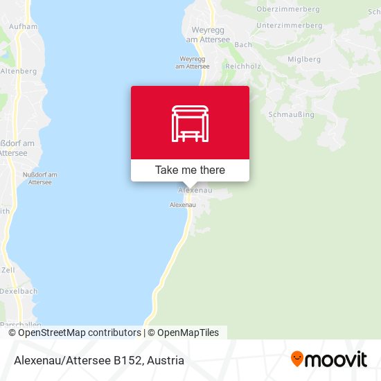 Alexenau/Attersee B152 map