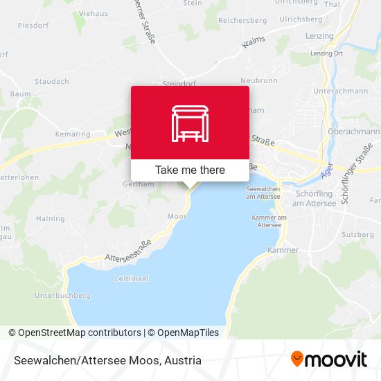 Seewalchen/Attersee Moos map