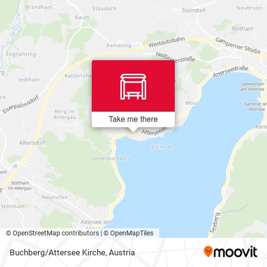 Buchberg/Attersee Kirche map