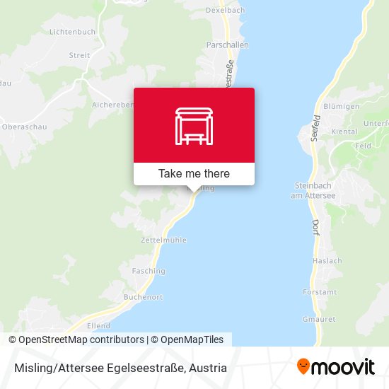 Misling/Attersee Egelseestraße map