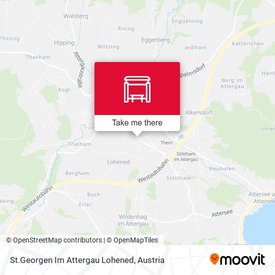 St.Georgen Im Attergau Lohened map