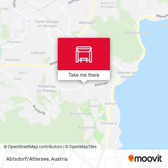 Abtsdorf/Attersee map