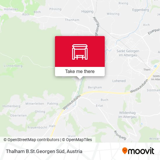 Thalham B.St.Georgen Süd map