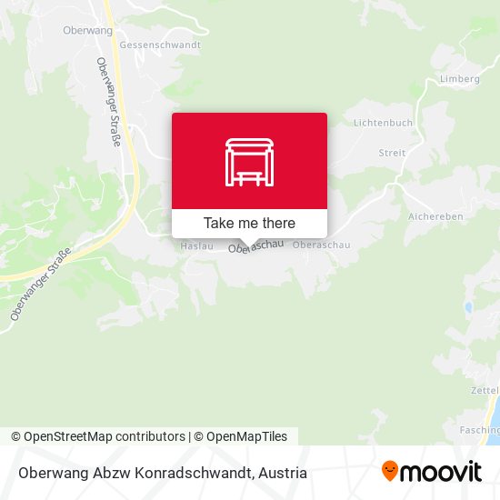 Oberwang Abzw Konradschwandt map