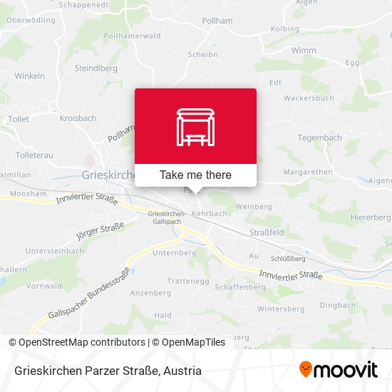 Grieskirchen Parzer Straße map