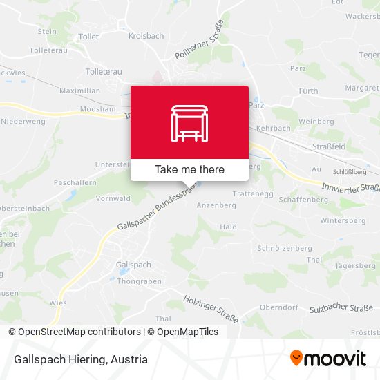 Gallspach Hiering map