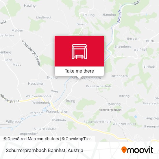 Schurrerprambach Bahnhst map