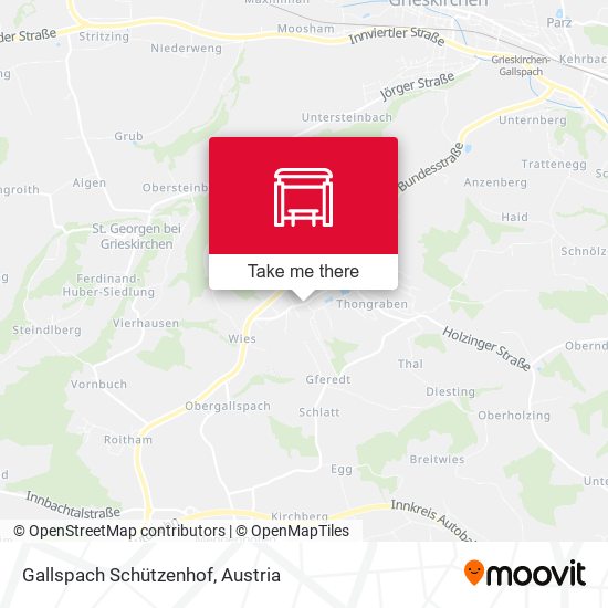 Gallspach Schützenhof map