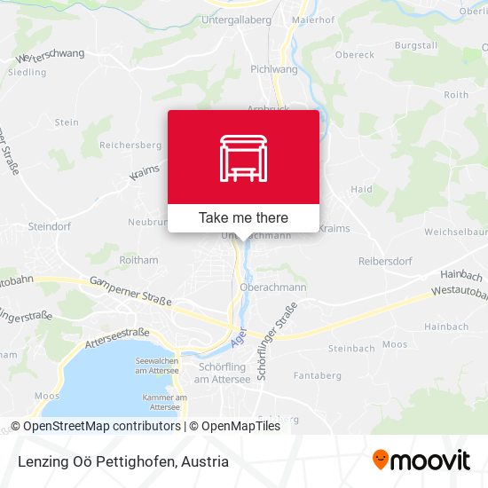 Lenzing Oö Pettighofen map