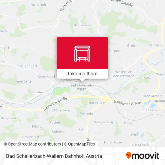 Bad Schallerbach-Wallern Bahnhof map