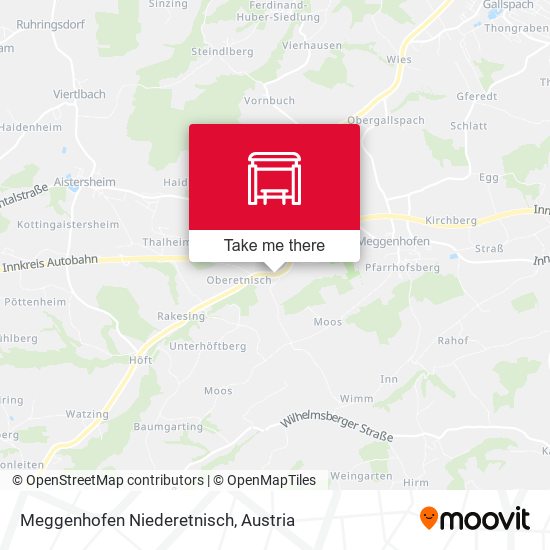 Meggenhofen Niederetnisch map