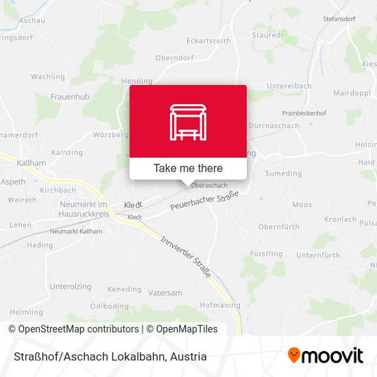 Straßhof/Aschach Lokalbahn map
