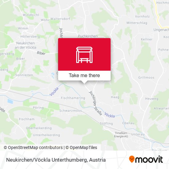 Neukirchen / Vöckla Unterthumberg map