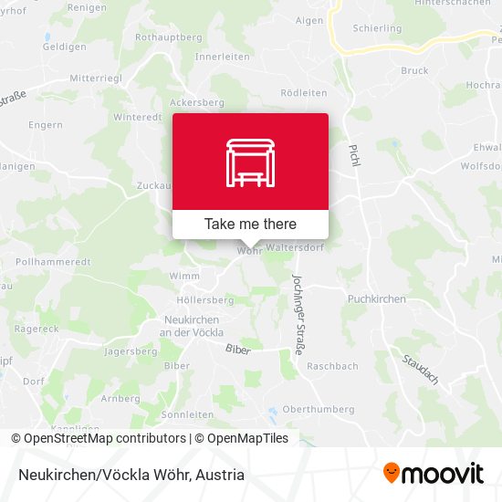Neukirchen/Vöckla Wöhr map