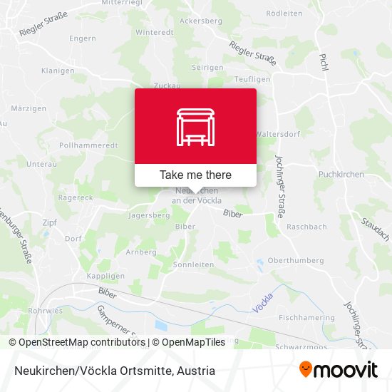 Neukirchen/Vöckla Ortsmitte map