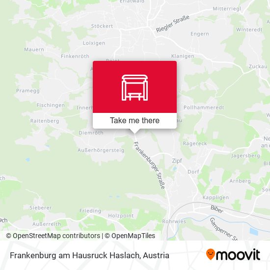 Frankenburg am Hausruck Haslach map