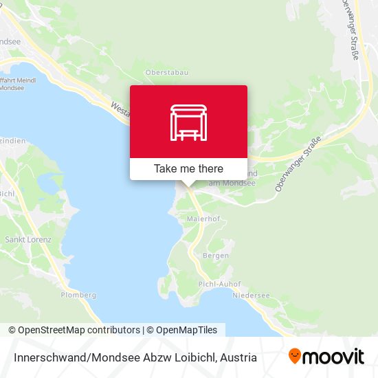 Innerschwand / Mondsee Abzw Loibichl map