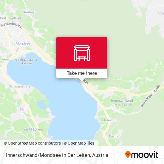 Innerschwand / Mondsee In Der Leiten map