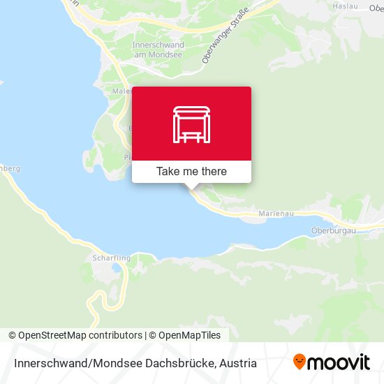 Innerschwand / Mondsee Dachsbrücke map