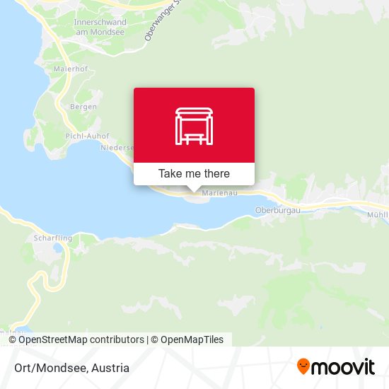 Ort/Mondsee map