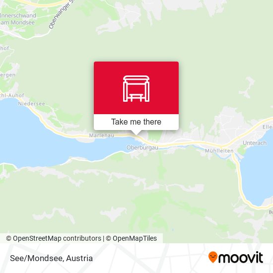 See/Mondsee map