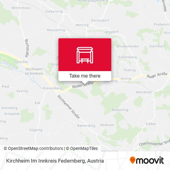 Kirchheim Im Innkreis Federnberg map