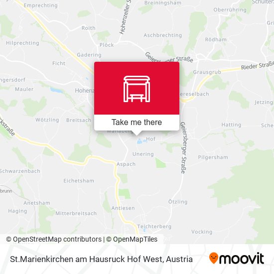 St.Marienkirchen am Hausruck Hof West map