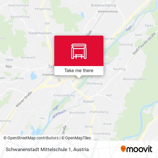 Schwanenstadt Mittelschule 1 map