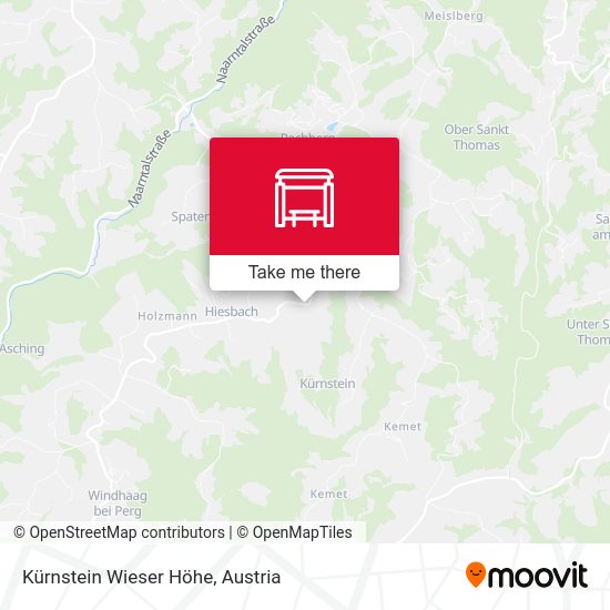 Kürnstein Wieser Höhe map