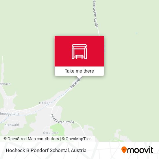 Hocheck B.Pöndorf Schöntal map